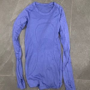 Lulu lemon periwinkle long sleeve